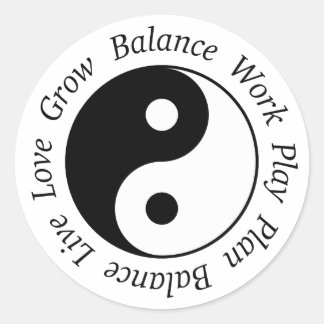 Adesivo Símbolo Balance Yin Yang
