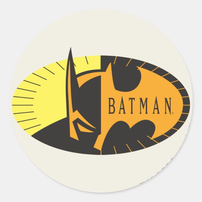 Adesivo Símbolo Batman | Logotipo da silhueta (Frente)