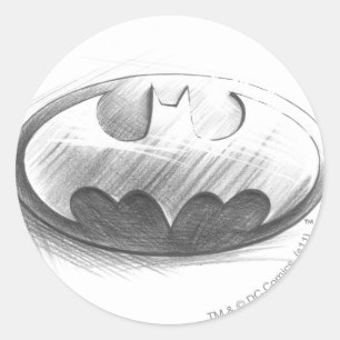 Adesivo Símbolo Batman   Logotipo de desenho da insígnia
