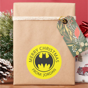 Adesivo Símbolo Batman Logotipo do Bat Circle Feliz Na