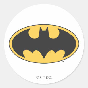 Adesivo Símbolo Batman   Logotipo Oval