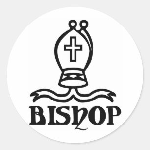 Adesivo Símbolo Bishop Chess