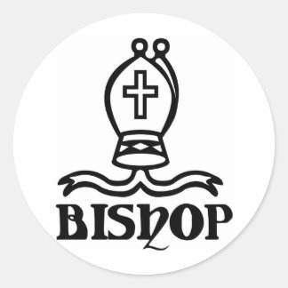 Adesivo Símbolo Bishop Chess