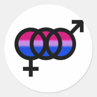 Adesivo Símbolo bissexual
