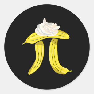 Adesivo Símbolo Bynana Cream Pi - Nerd de Matemática Pie L