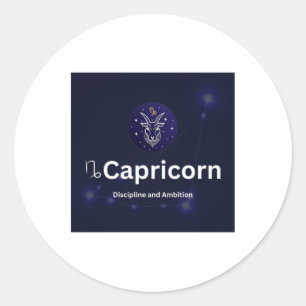 Adesivo Símbolo Capricórnio Zodiac