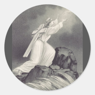 Adesivo Símbolo cristão Cruz e Coroa
