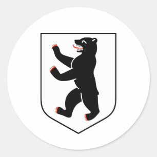 Adesivo símbolo da cidade de Berlim bandeira da Alemanha u