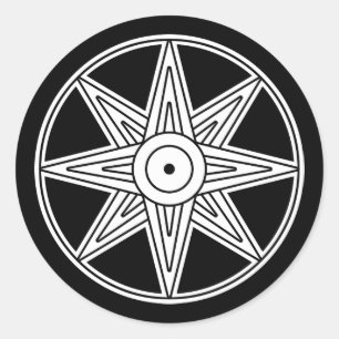 Adesivo Símbolo da estrela de Inanna