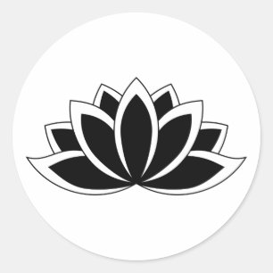 Adesivo Símbolo da Flor do Lotus Blooming