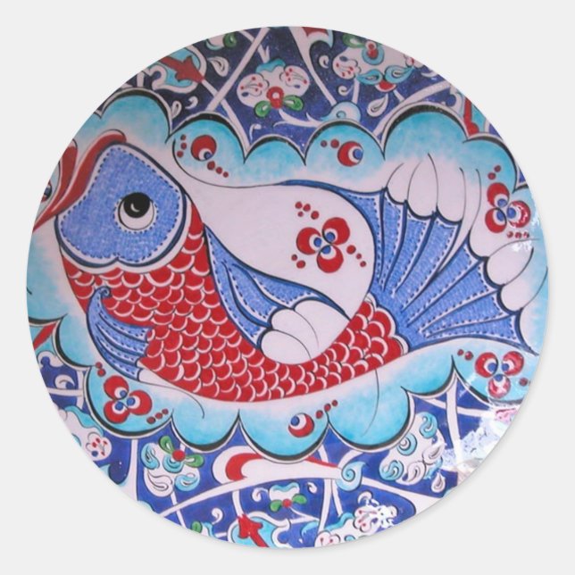 Adesivo Símbolo da Fortuna/Arte Azulejo (Frente)