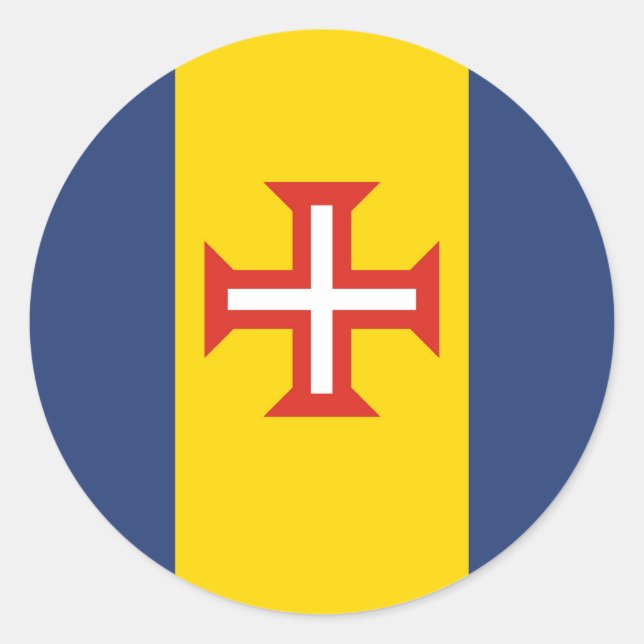 Adesivo Símbolo da província de Portugal da Madeira (Frente)