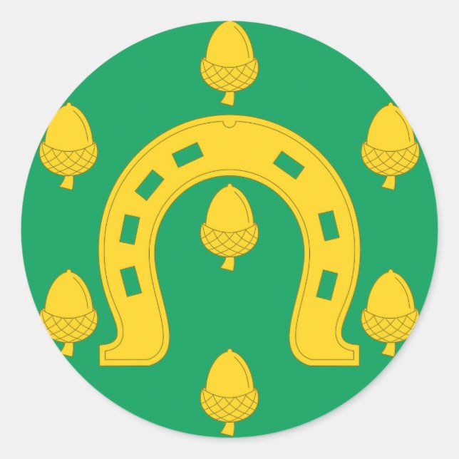 Adesivo Símbolo da província de Rutland Flag england (Frente)