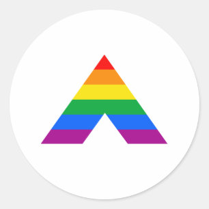 Adesivo Símbolo de Aliado Heterossexual