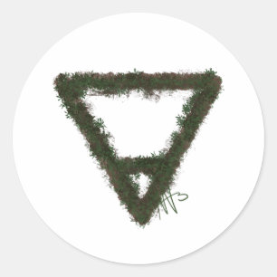 Adesivo Símbolo de Alquimia do Elemento Rocky Earth