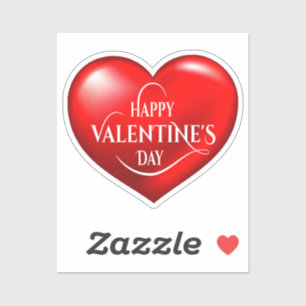 Adesivo Símbolo de Amor 3D em Forma de Coração - 50420