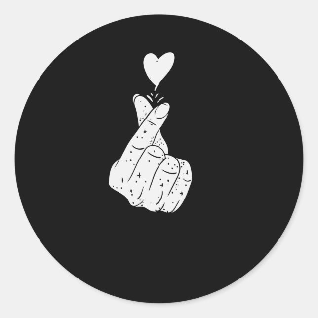 Adesivo Símbolo de amor coreano (Frente)