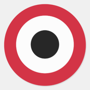Adesivo Símbolo de bandeira da rocha do país do Iémen circ
