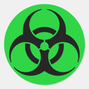 Adesivo Símbolo de Biohazard