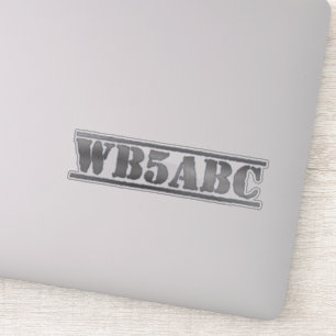 Adesivo Símbolo de chamada personalizado