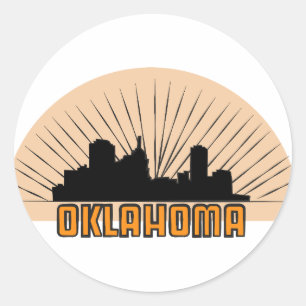 Adesivo Símbolo de Cidade de Oklahoma