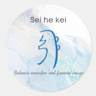 Adesivo Símbolo de cura Sei he Ki Reiki