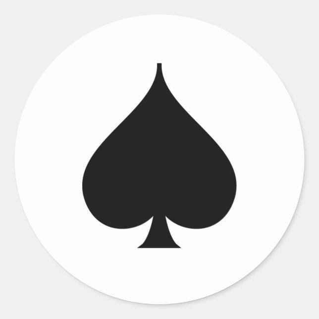 Adesivo Símbolo de Espada Preta (Frente)