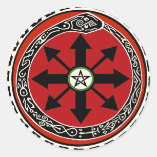 Adesivo Símbolo de feitiçaria para Caos
