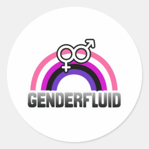 Adesivo Símbolo de Gênero de Fluxo Genérico