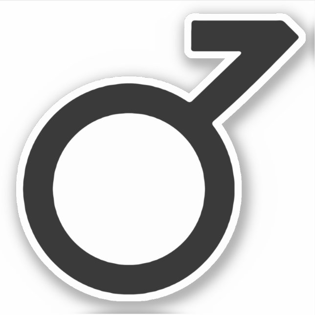 Adesivo Símbolo de Gênero Demiboy (Frente)