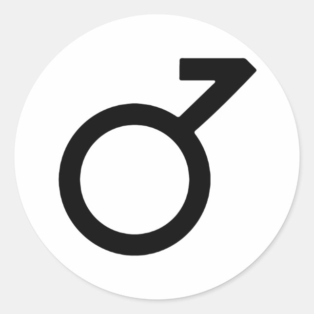 Adesivo Símbolo de Gênero Demiboy (Frente)