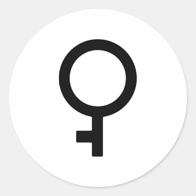 Adesivo Símbolo de Gênero Demigirl (Frente)