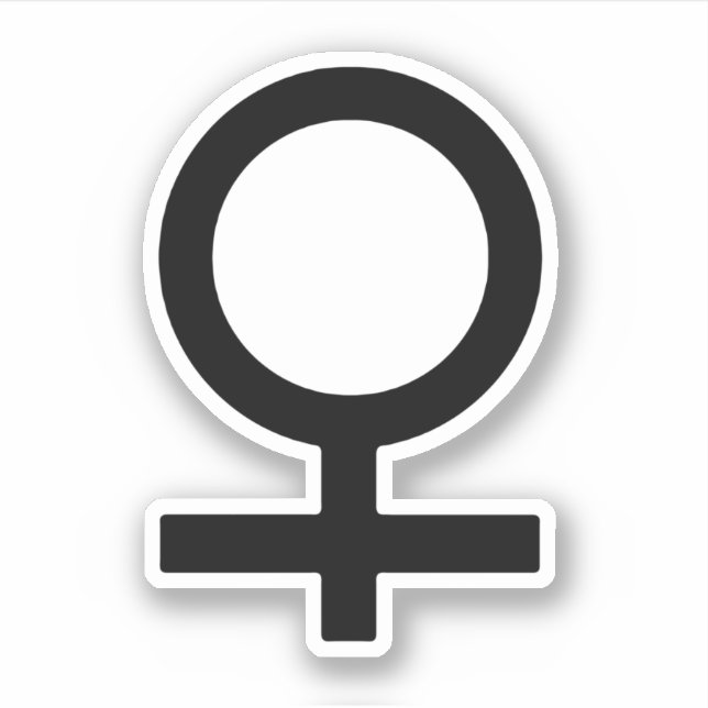 Adesivo Símbolo de Gênero Femme (Frente)