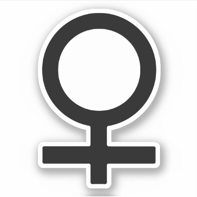Adesivo Símbolo de Gênero Femme (Frente)