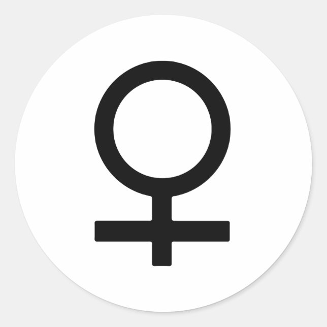 Adesivo Símbolo de Gênero Femme (Frente)