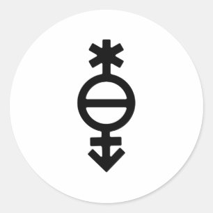 Adesivo Símbolo de Gênero Pangender