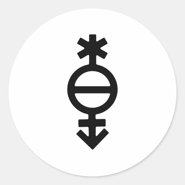 Adesivo Símbolo de Gênero Pangênero (Frente)