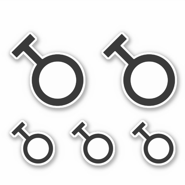 Adesivo Símbolo de Gênero Travesti (Frente)