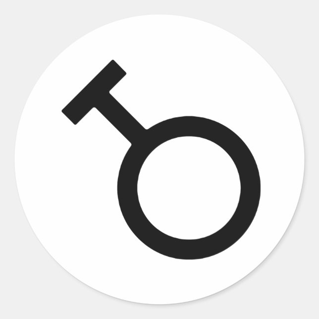 Adesivo Símbolo de Gênero Travesti (Frente)