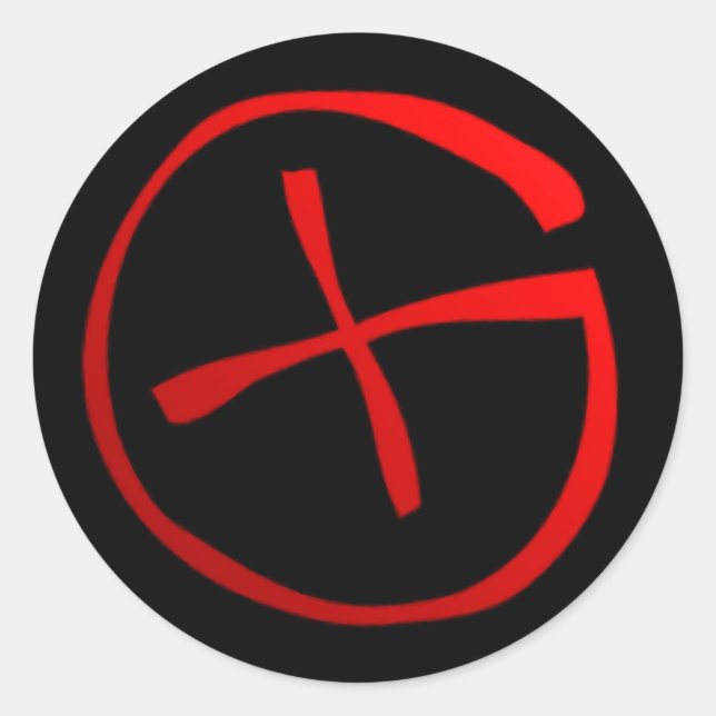 Adesivo Símbolo de Geocaching (Frente)