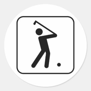 Adesivo Símbolo de Golf