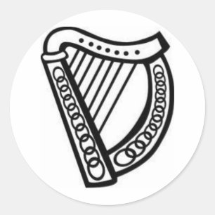 Adesivo Símbolo de Irlanda/Harp Celta