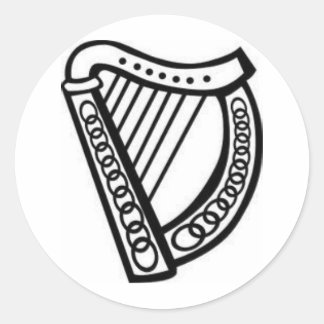 Adesivo Símbolo de Irlanda/Harp Celta