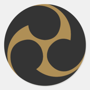 Adesivo Símbolo de KAMON Crest Família Japonês