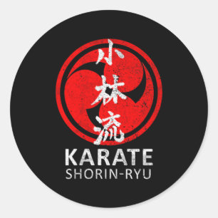 Adesivo Símbolo de Karate Shorin Ryu Kanji Japão Arte Marc