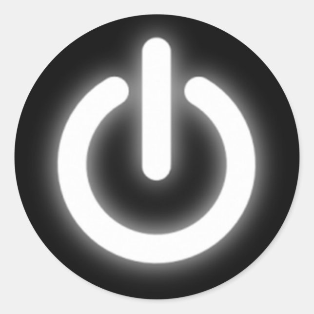 Adesivo Símbolo de Ligação de Luz Brilhante (Frente)