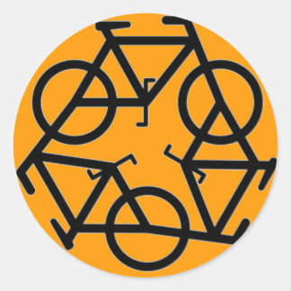 Adesivo Símbolo de logotipo de bicicleta do reciclar