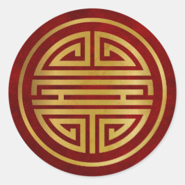 Adesivo Símbolo de Longevidade Chinês