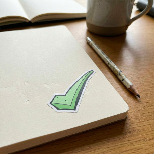 Adesivo Símbolo de Marca de Verificação Verde