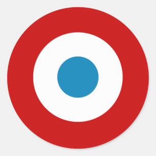 Adesivo Símbolo de país roundário França exército militar